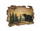 Bear And Eagle Forest Sunset Hand Carved Natural Wood Wall Art Cabin Home Decor